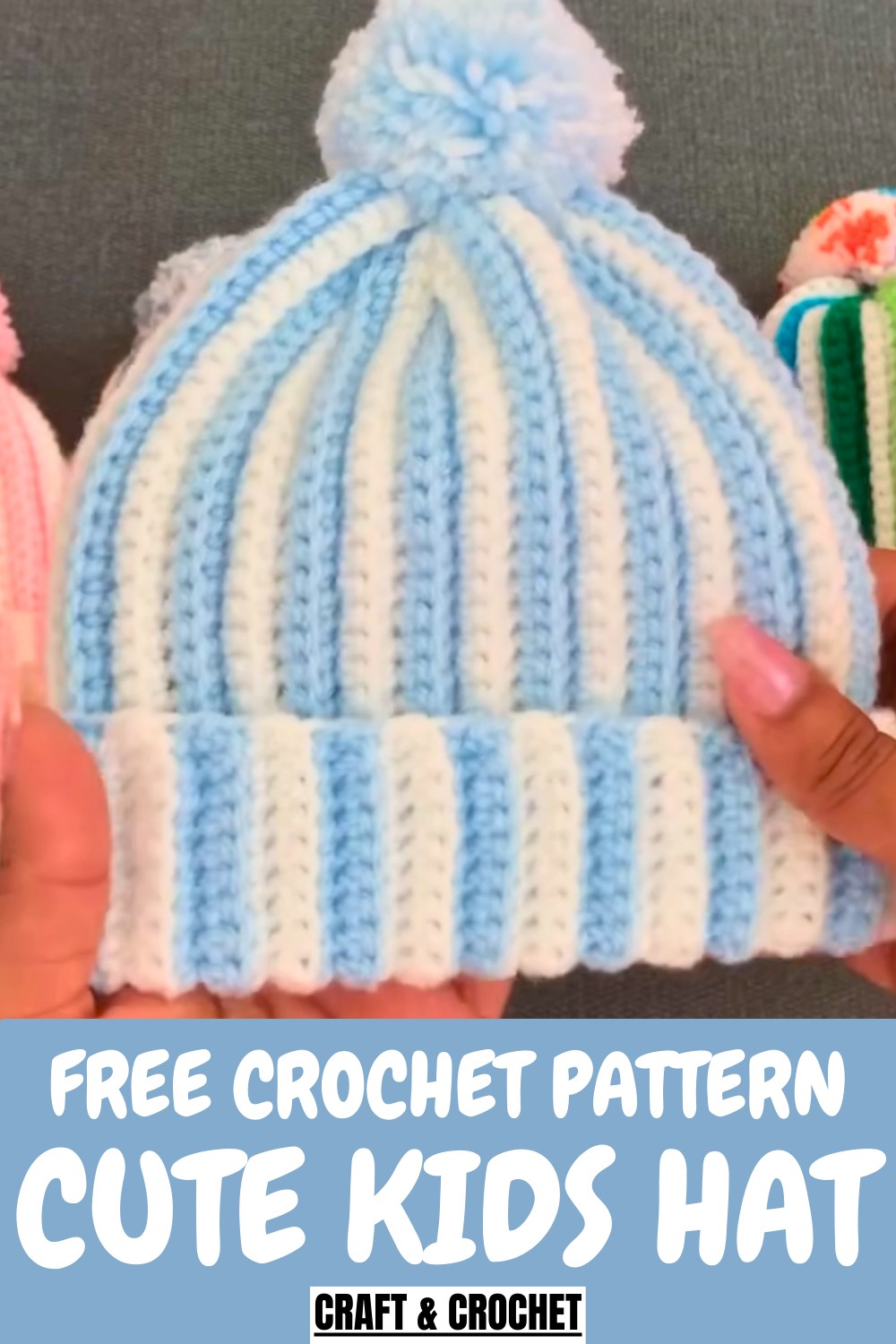 Cute Crochet Kids Hat Pattern