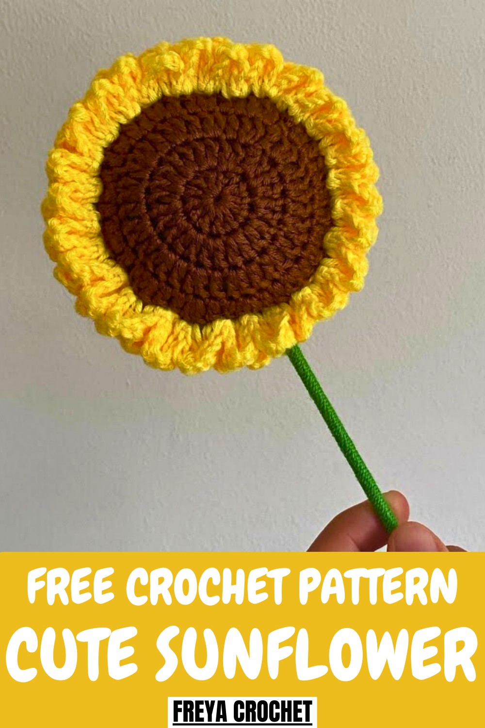 Cute Crochet Sunflower Pattern