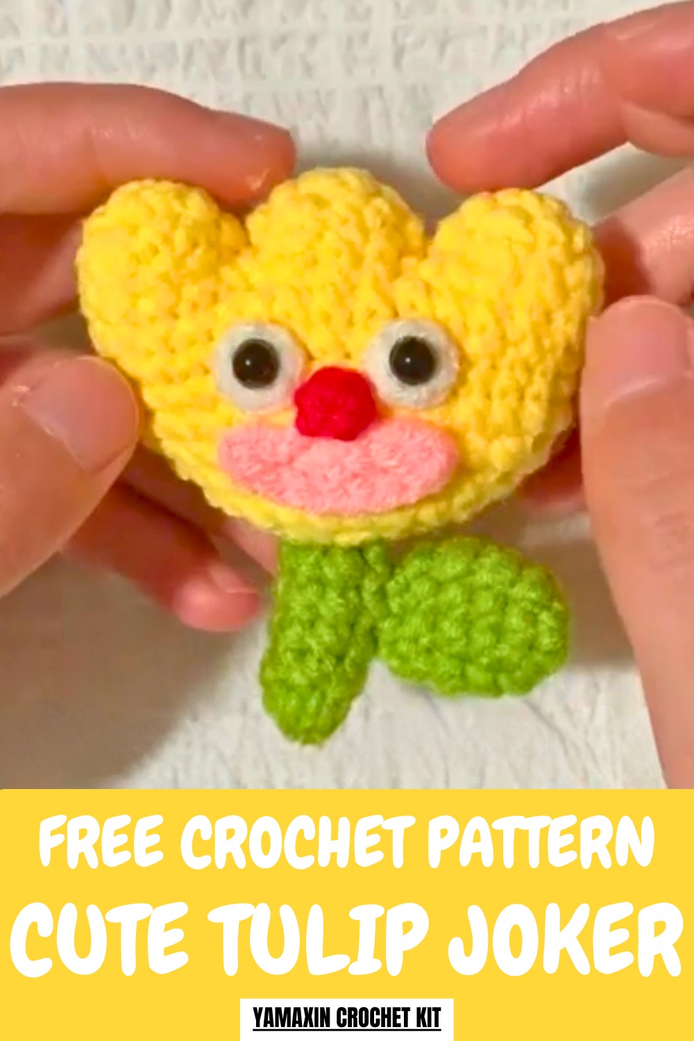 Cute Crochet Tulip Joker Pattern
