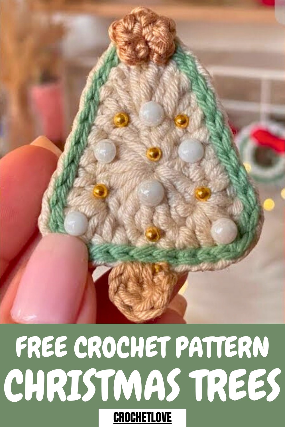 Easy Crochet Christmas Trees Pattern