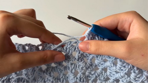 Easy Crochet Headscarf Pattern 5