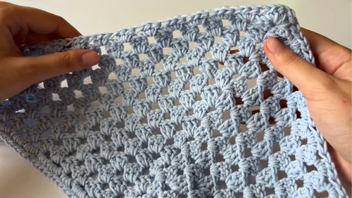 Easy Crochet Headscarf Pattern 7