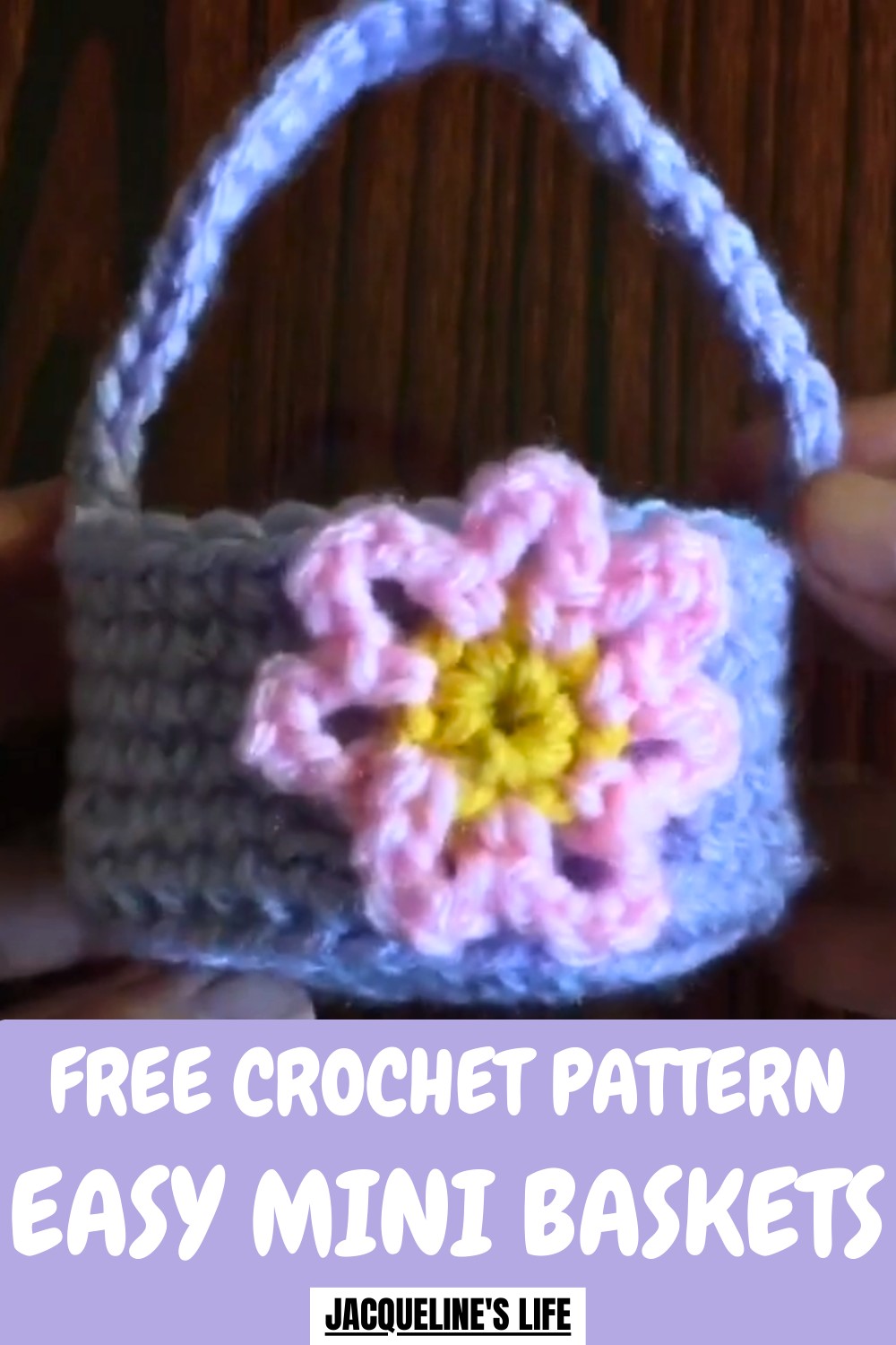 Easy Crochet Mini Baskets Pattern