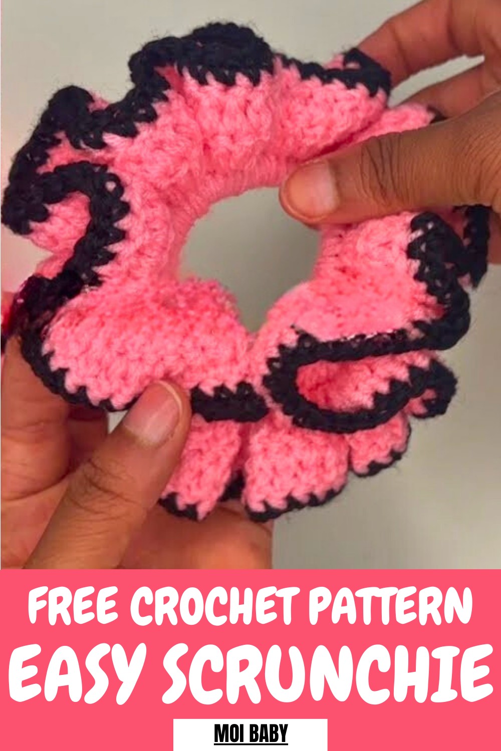 Easy Crochet Scrunchie Pattern