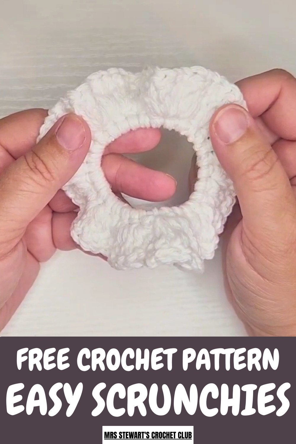 Easy Crochet Scrunchies Pattern