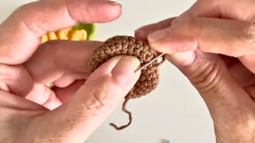 Easy Crochet Sunflower Pattern 3