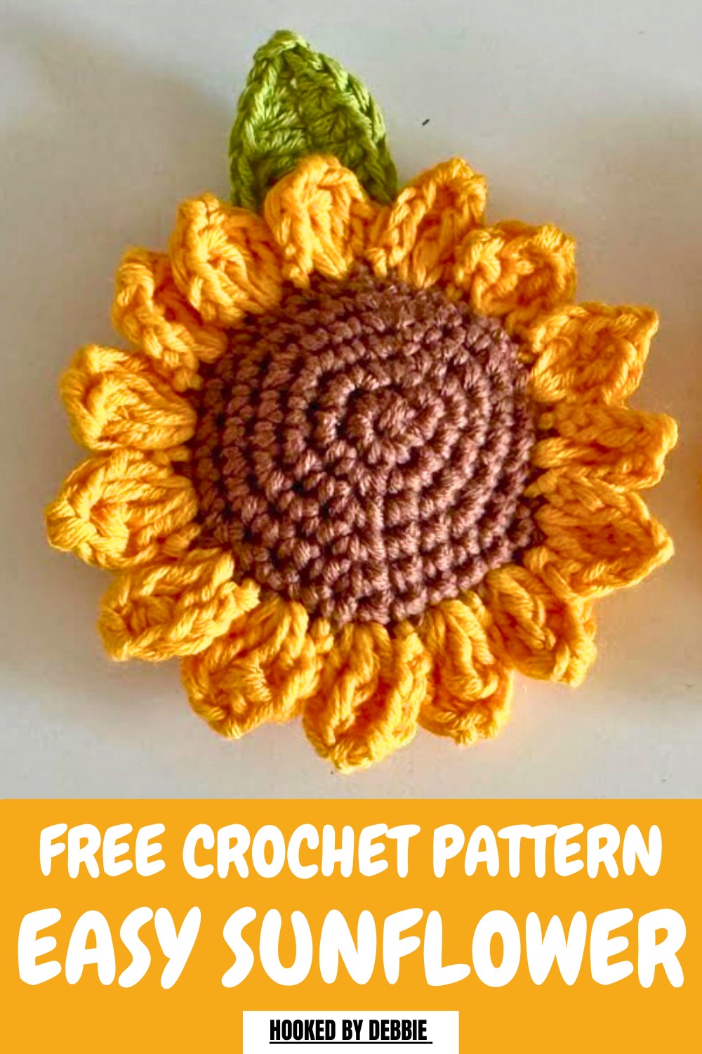 Easy Crochet Sunflower Pattern