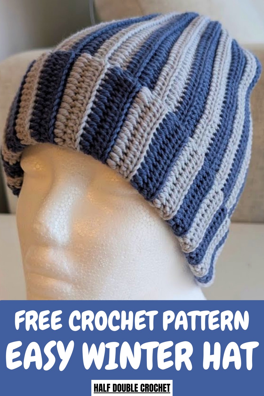 Easy Crochet Winter Hat Pattern