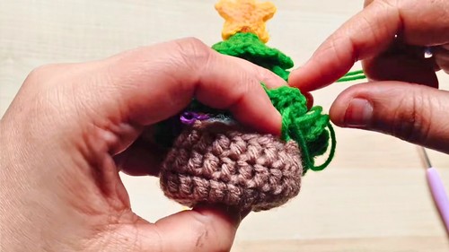 Mini Crochet Christmas Tree Pattern 7