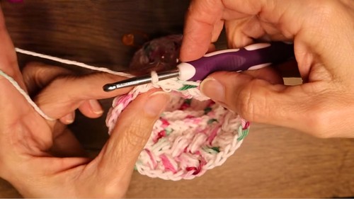 Quick Crochet Coffee Cozy Pattern 7