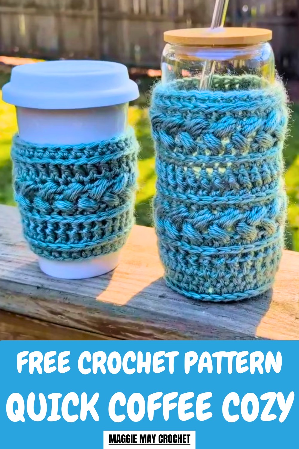 Quick Crochet Coffee Cozy Pattern