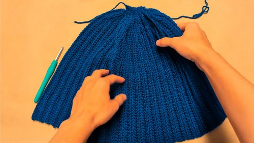 Simple Crochet Beanie Pattern 6