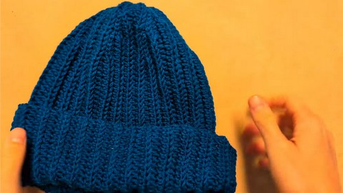 Simple Crochet Beanie Pattern 7