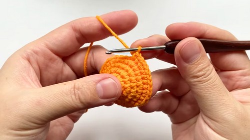 Sweet Crochet Orange Bag Pattern 2
