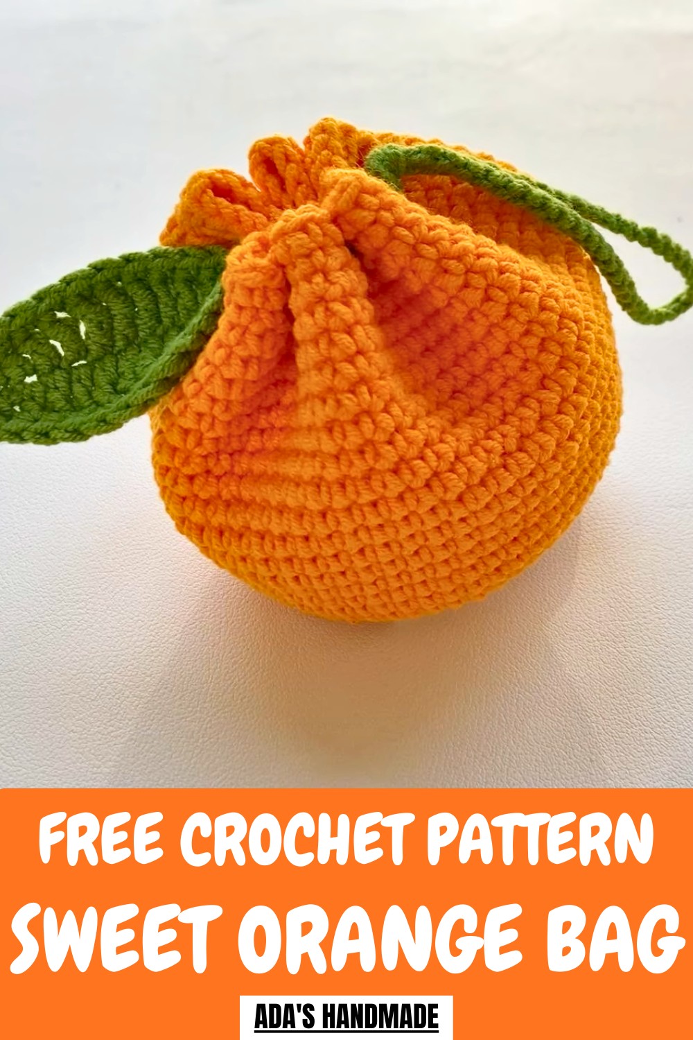 Sweet Crochet Orange Bag Pattern