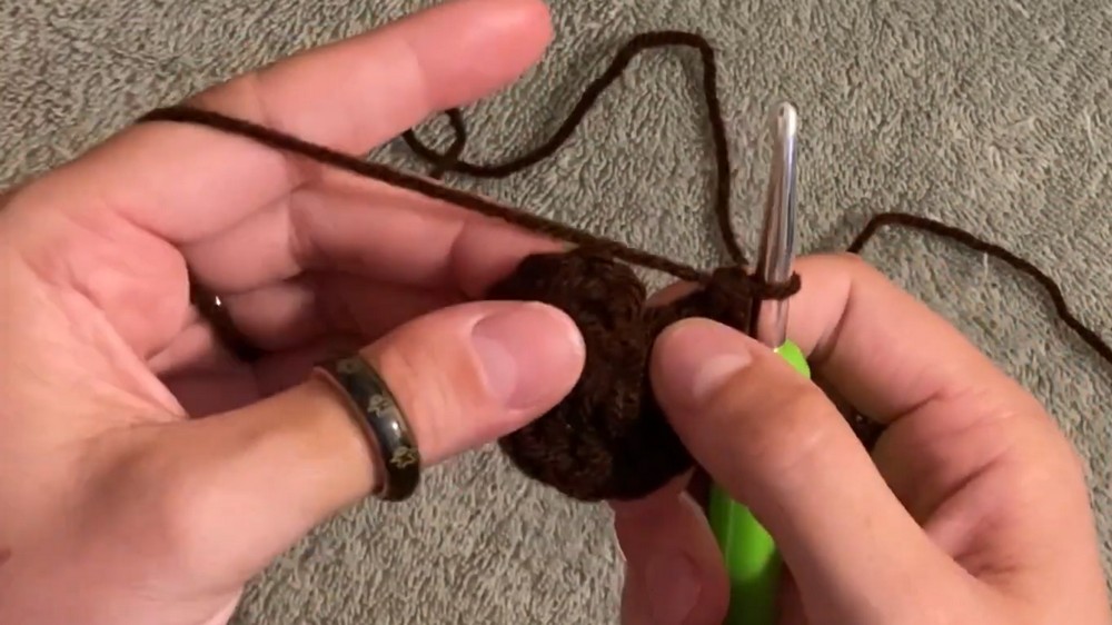 Crochet Flower Granny Bucket Hat