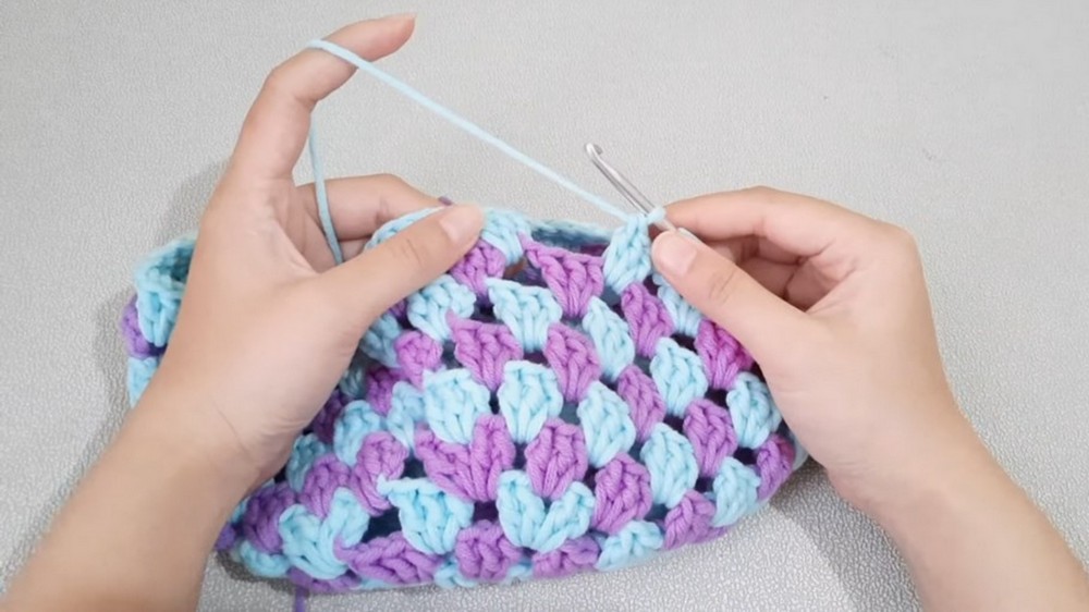 Crochet Granny Bucket Hat