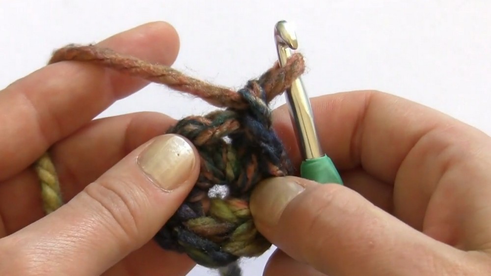 Crochet Ripple Yarn Bag