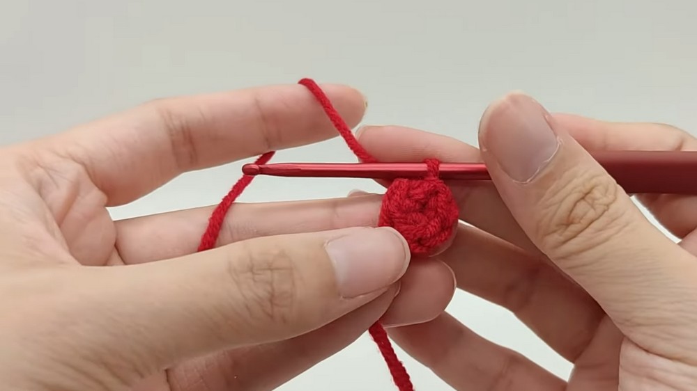 Crochet Christmas Glove