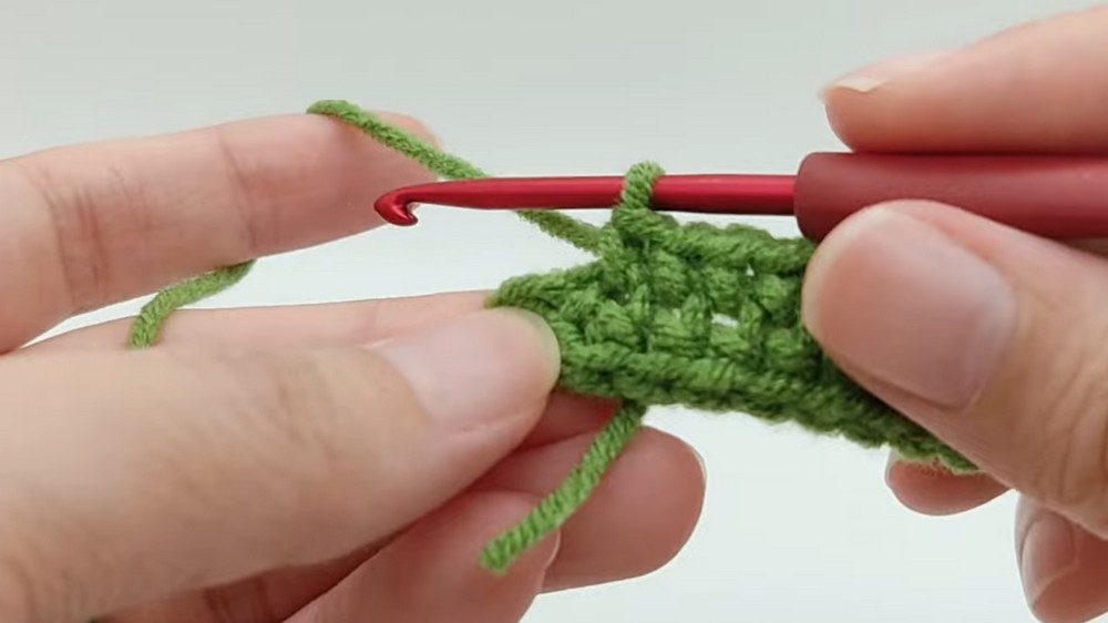Crochet Watermelon Keychain