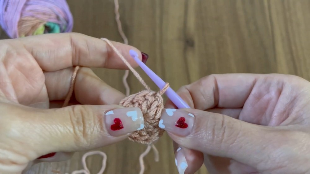 Crochet Rainbow Bucket Hat