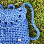 Crochet T-shirt Yarn Backpack