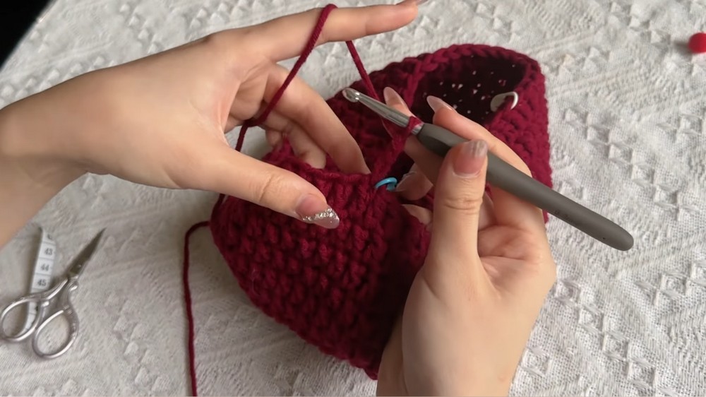 Crochet Baby Tomato Hat