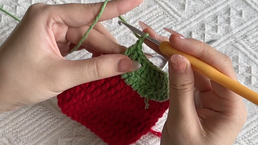 Crochet Baby Tomato Bag