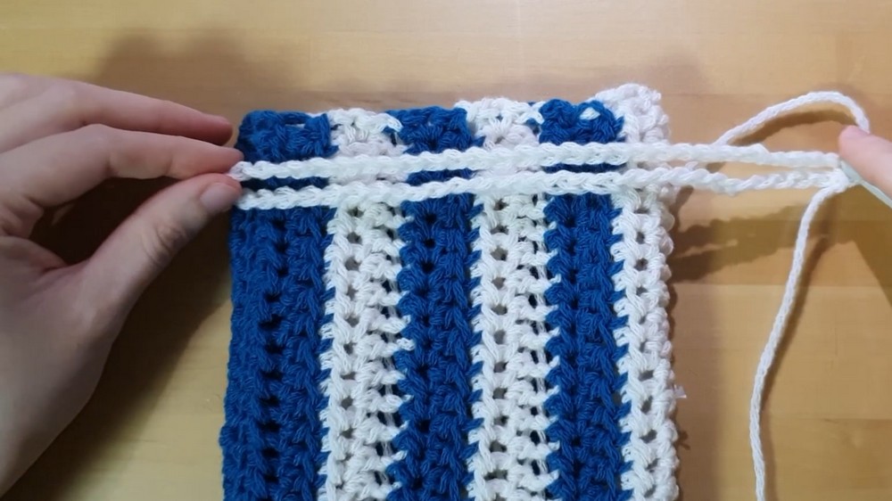 Crochet Drawstring Pouch