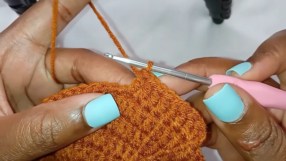 Crochet Spiral Ruffle Hat