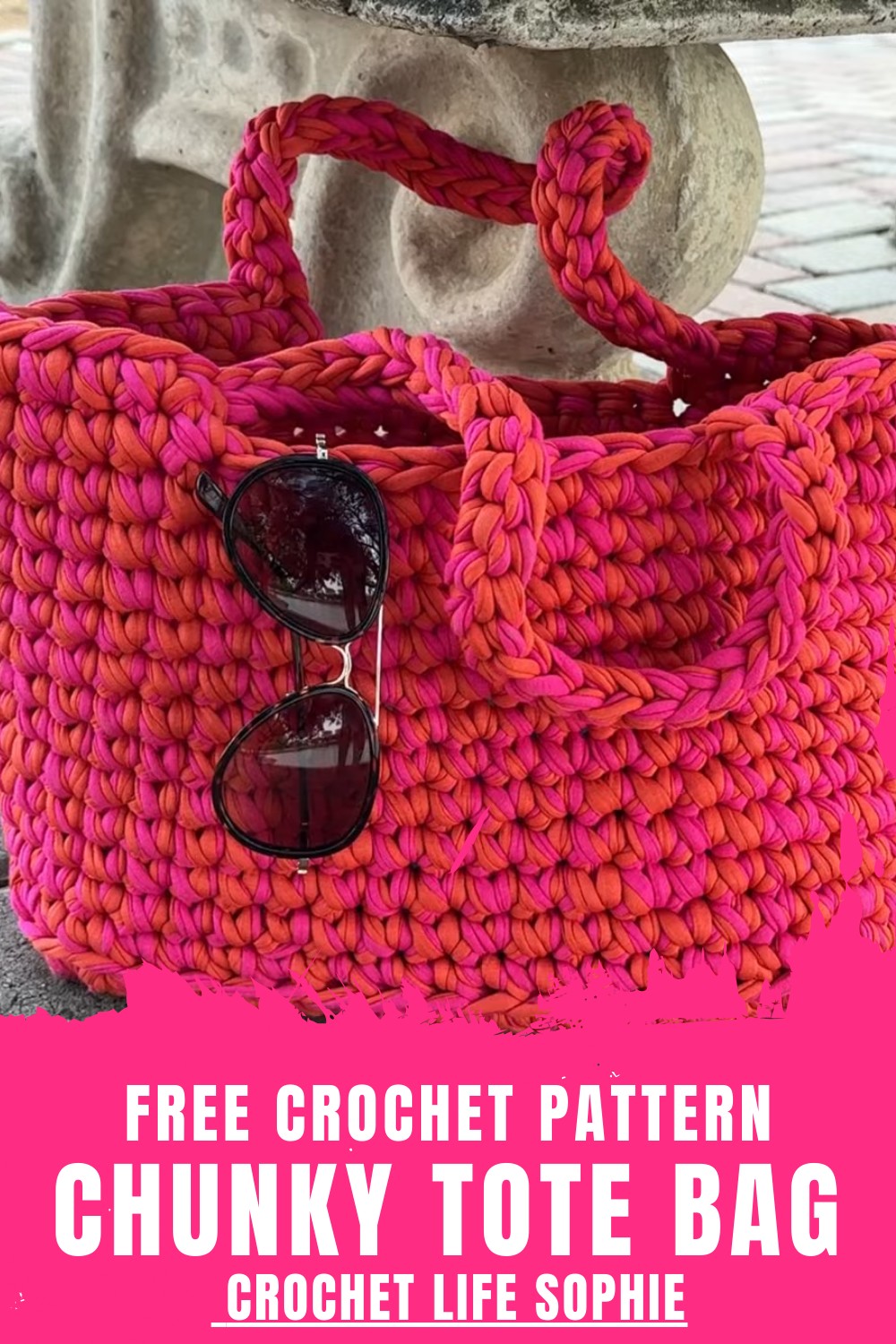 Crochet Chunky Tote Bag