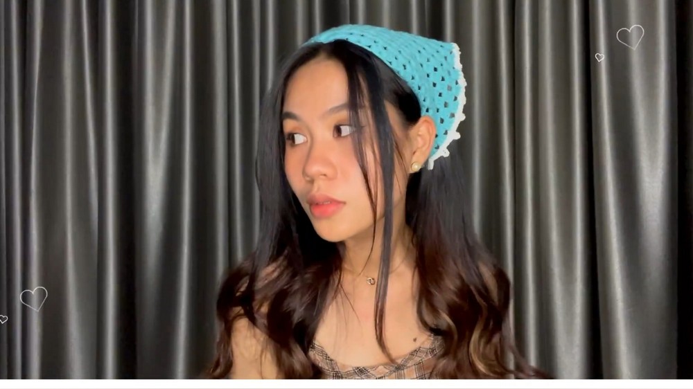 Crochet Granny Triangle Bandana