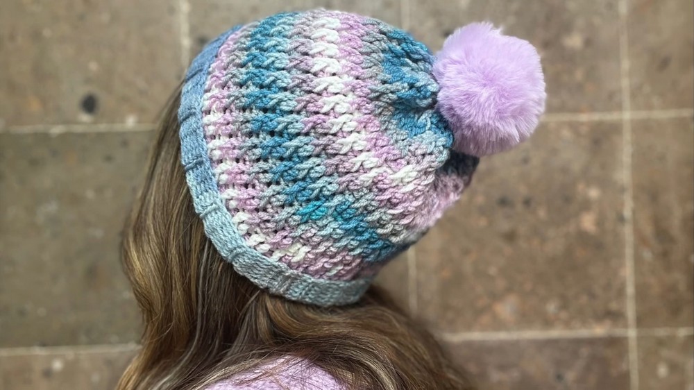 Crochet Beanie Hat Pom-pom