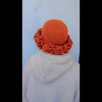 Crochet Spiral Ruffle Hat