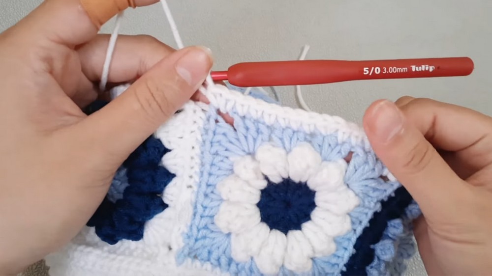 Crochet Granny Square Hat