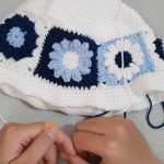 Crochet Granny Square Hat