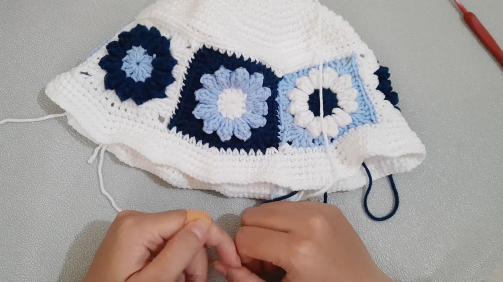 Crochet Granny Square Hat