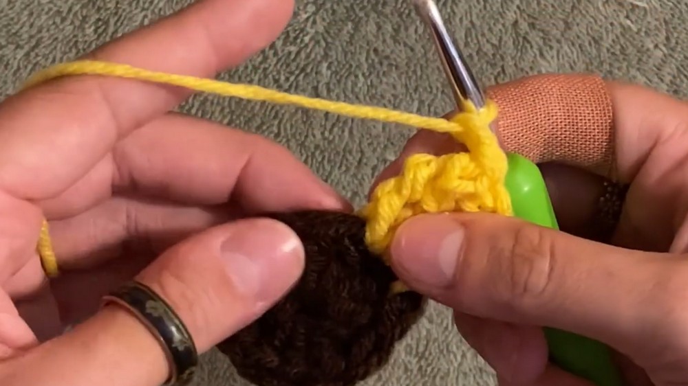 Crochet Flower Granny Bucket Hat