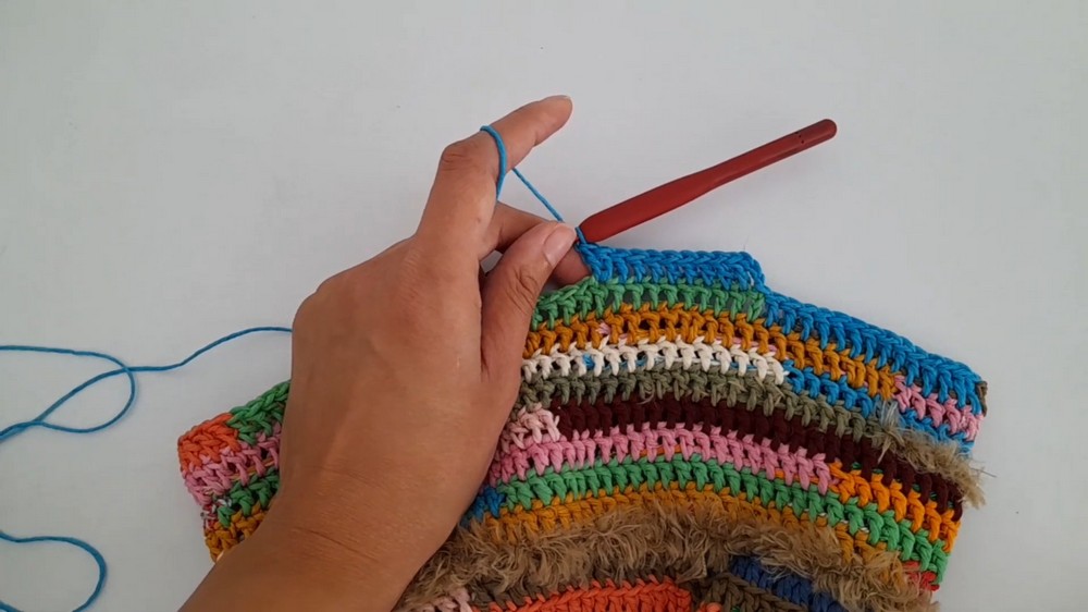 Crochet Colorful Bucket Hat