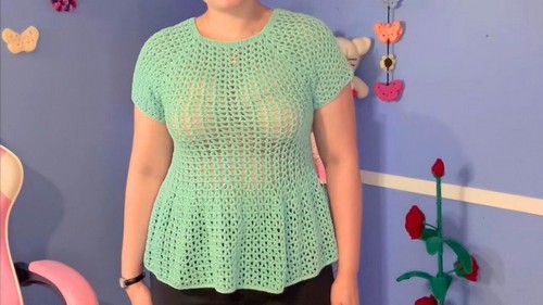 Amazing Crochet Blouse Pattern 7
