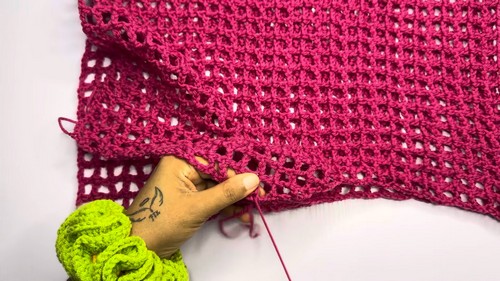 Amazing Crochet Mesh Top Pattern 7