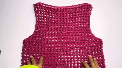 Amazing Crochet Mesh Top Pattern 8