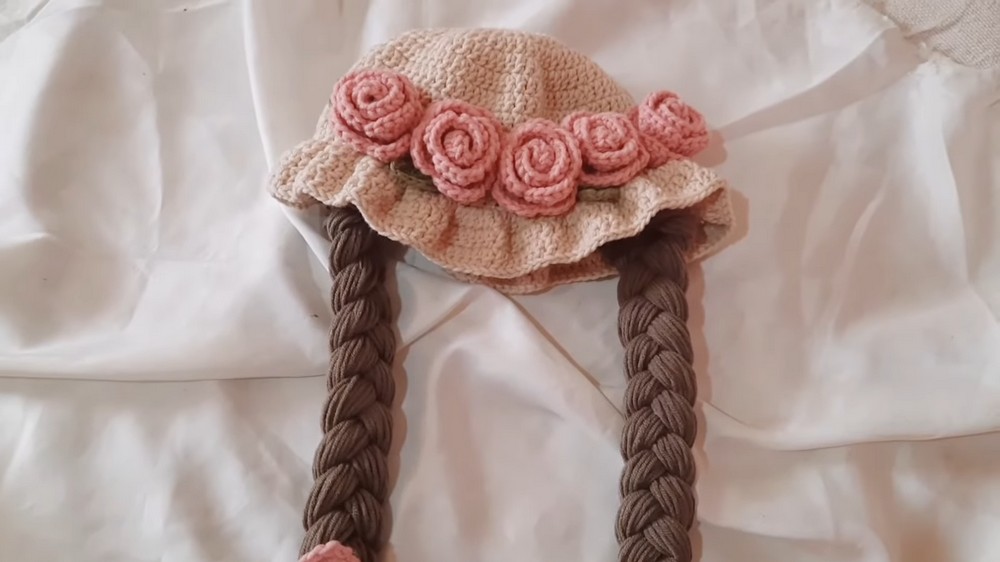 Crochet Childrens Wig Cap