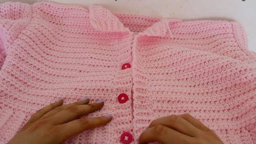 Basic Crochet Cardigan Pattern 7
