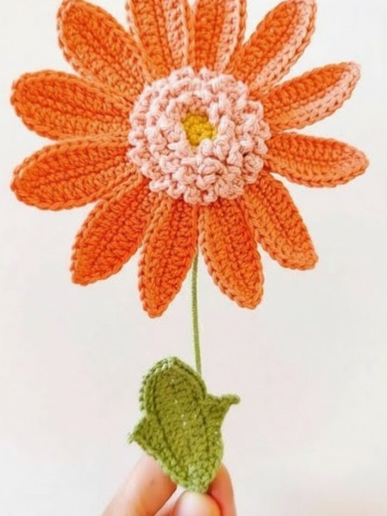 Beautiful Crochet Flower Pattern 9