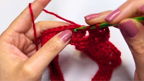 Beautiful Crochet Red Blouse Pattern 3