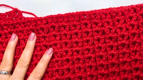 Beautiful Crochet Red Blouse Pattern 5