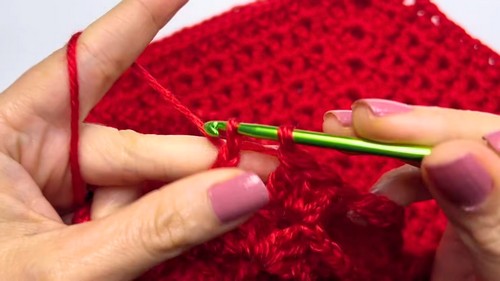 Beautiful Crochet Red Blouse Pattern 6