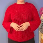 Beautiful Crochet Red Blouse Pattern 8