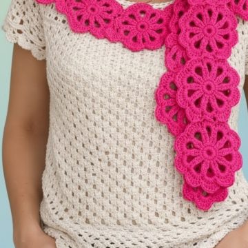 Beautiful Crochet Scarf Pattern 9